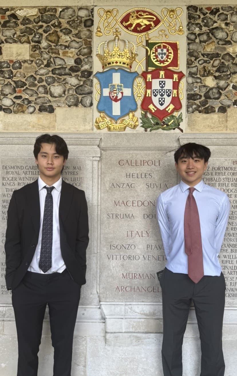 Students from The Green Cloister editorial team